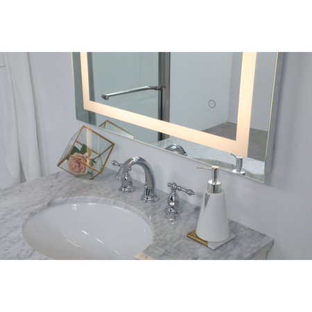 Elegant Decor Helios 30" X 40" Hardwired Led Mirror W/Touch Sensor And Color Chngng MRE13040